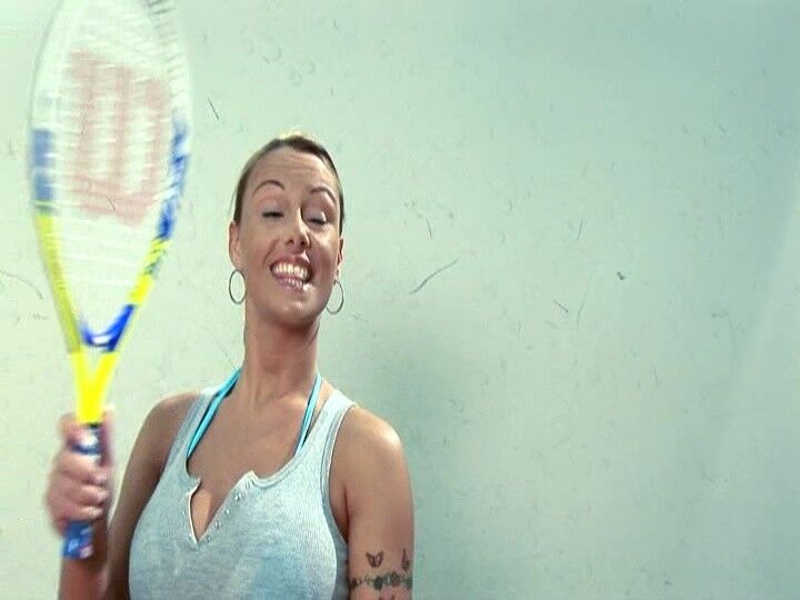 Free porn pics of Mandee Capone Topless Racquetball Babe in Bazookas The Movie 7 of 360 pics