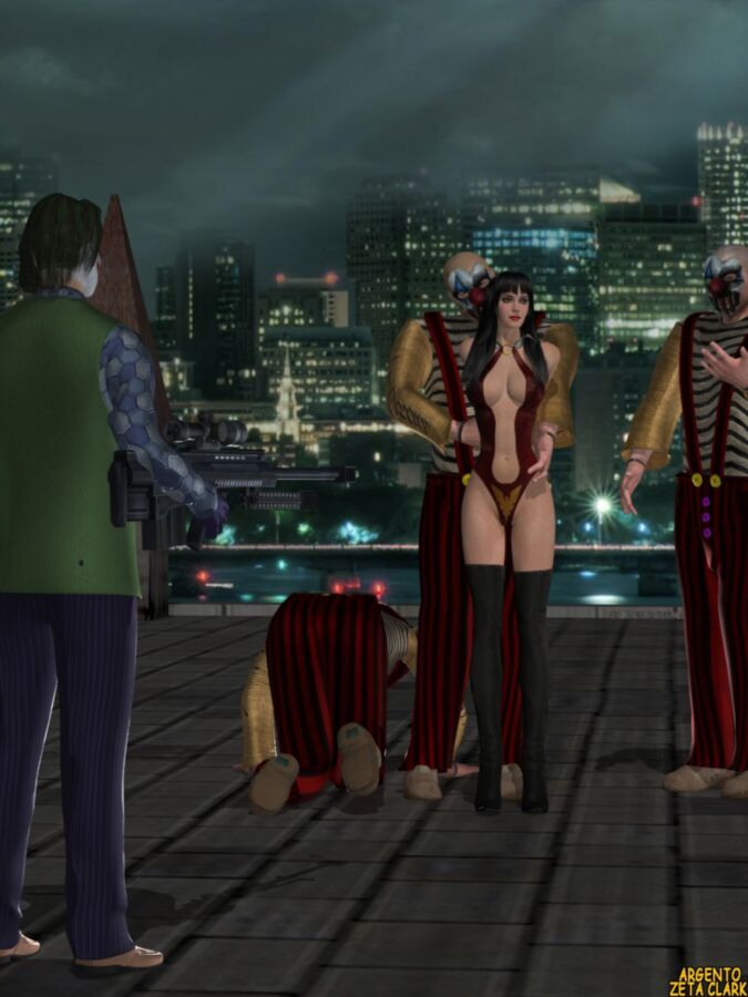 Free porn pics of Vampirella arrives in Gotham City 13 of 47 pics