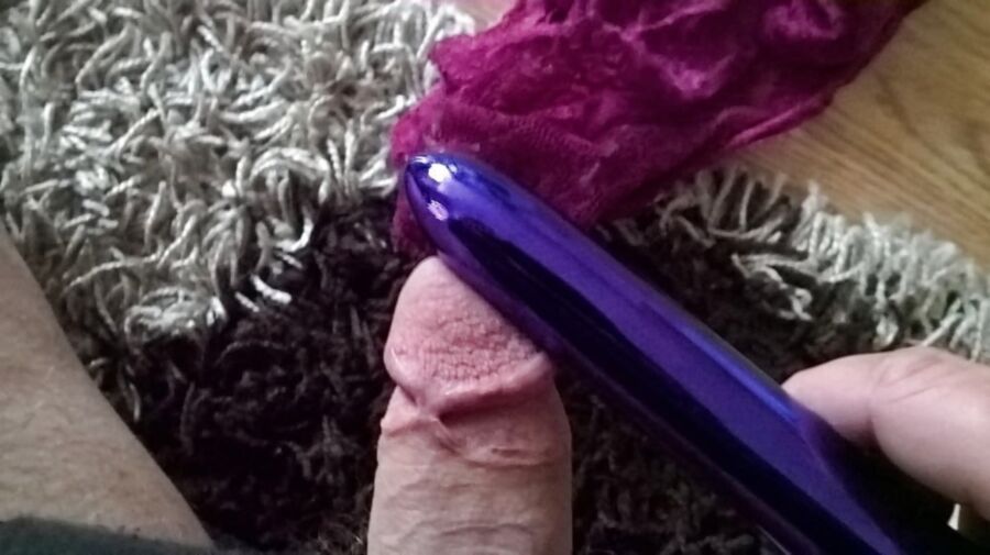 Free porn pics of A Chav Fuckpigs Dildo Cummed On 8 of 10 pics