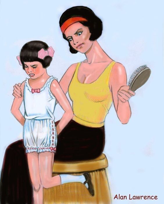 Teacher vintage mother girl