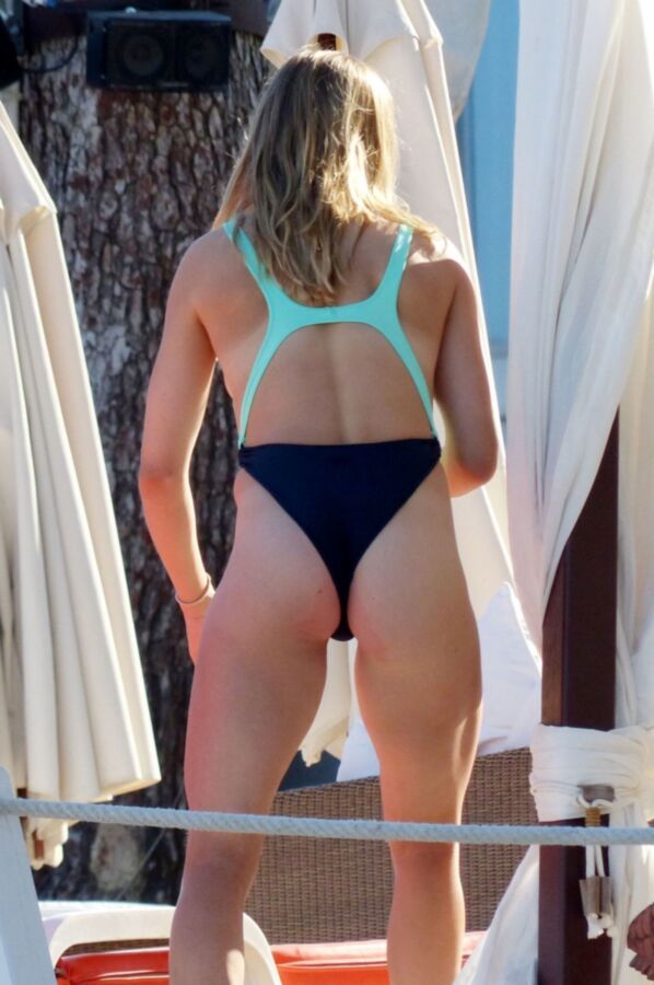 Free porn pics of Eugenie Bouchard in thong swimsuit 4 of 18 pics