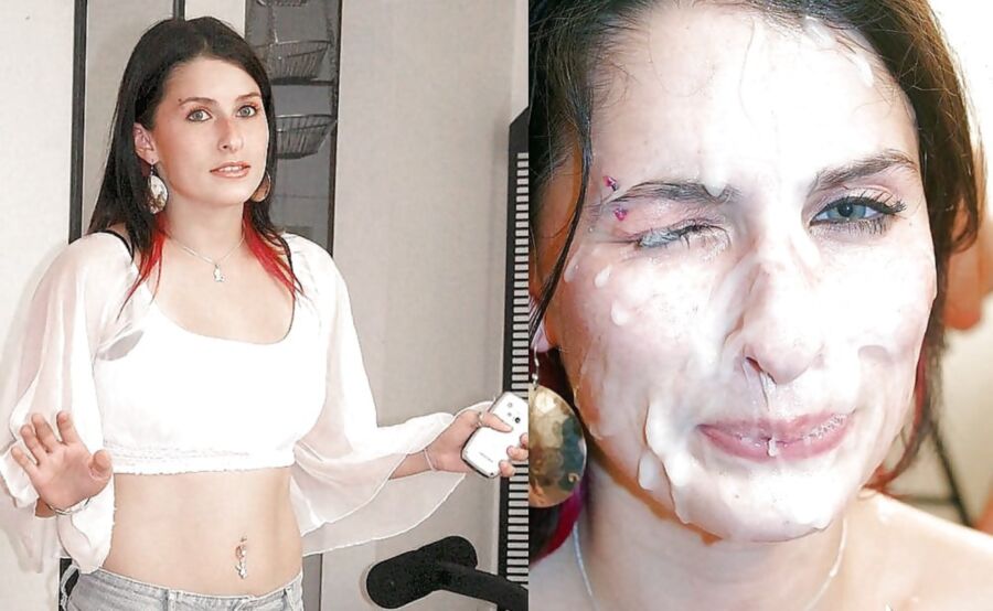 Katie Smokes After Facial Cumshot