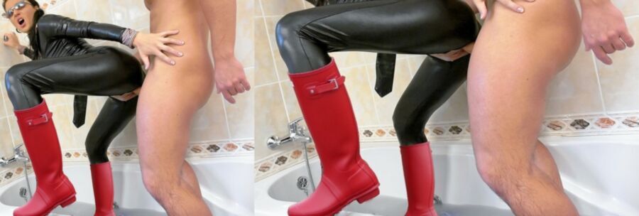 Free porn pics of Waders wellies whores Femmes en bottes de caoutchouc 2 of 7 pics