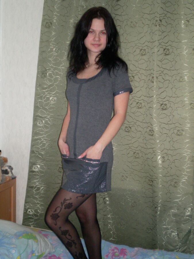 Free porn pics of Me in grey pantyhose 22 of 55 pics