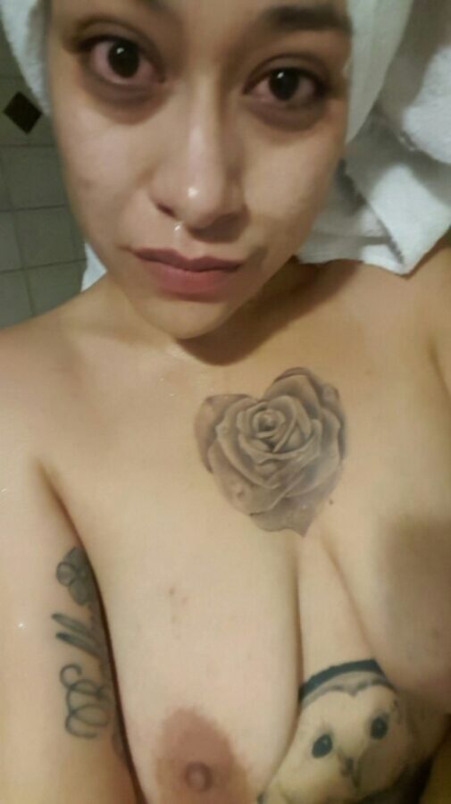 Free porn pics of Liz R amateur tattoo selfie 11 of 12 pics