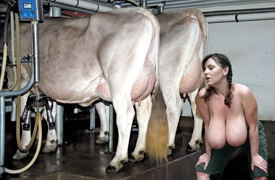 Free porn pics of These Cows Need Their UDDERS Milked 3 of 4 pics