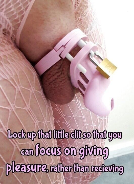 Free porn pics of Be a Sissy - Chastity Captions 1 of 6 pics