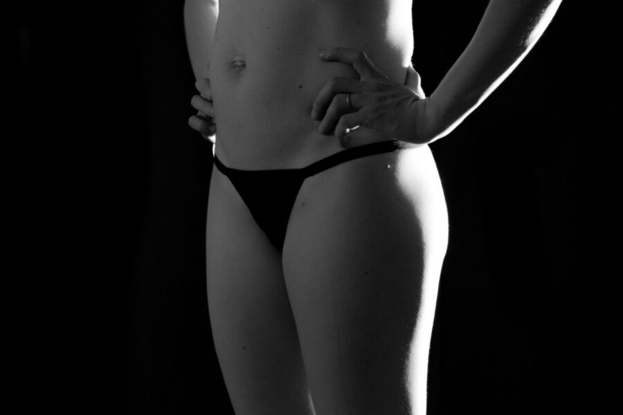 Free porn pics of Black and White artistic Victorias Secret 3 of 27 pics