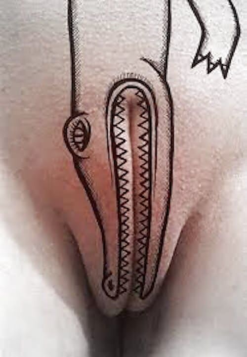 Tattooed vaginas.