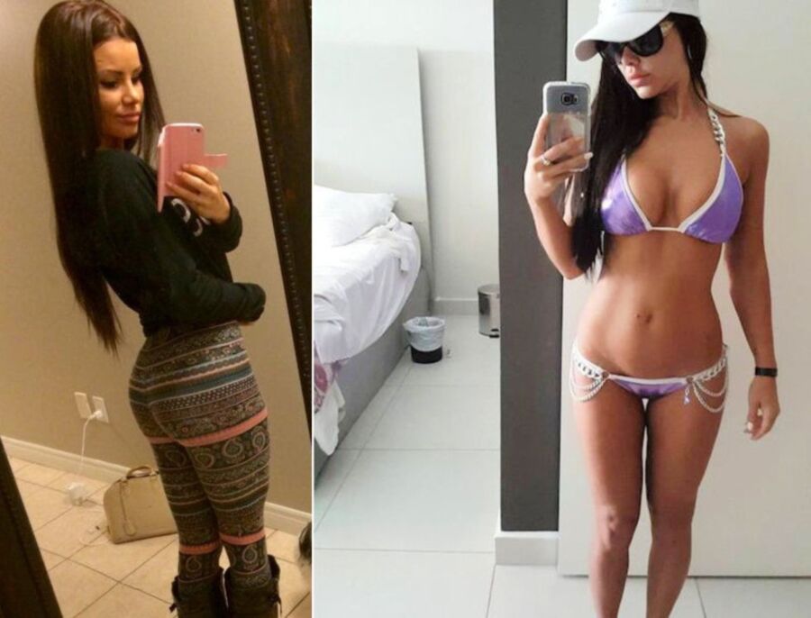 Free porn pics of Sarka Kantorova Strips Down To Purple Thong Bikini 14 of 15 pics