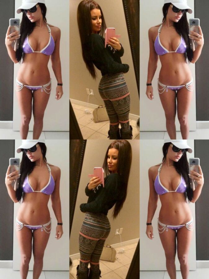 Free porn pics of Sarka Kantorova Strips Down To Purple Thong Bikini 6 of 15 pics