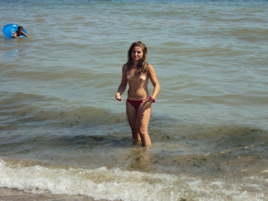 Free porn pics of Girl at costinesti beach 5 of 17 pics