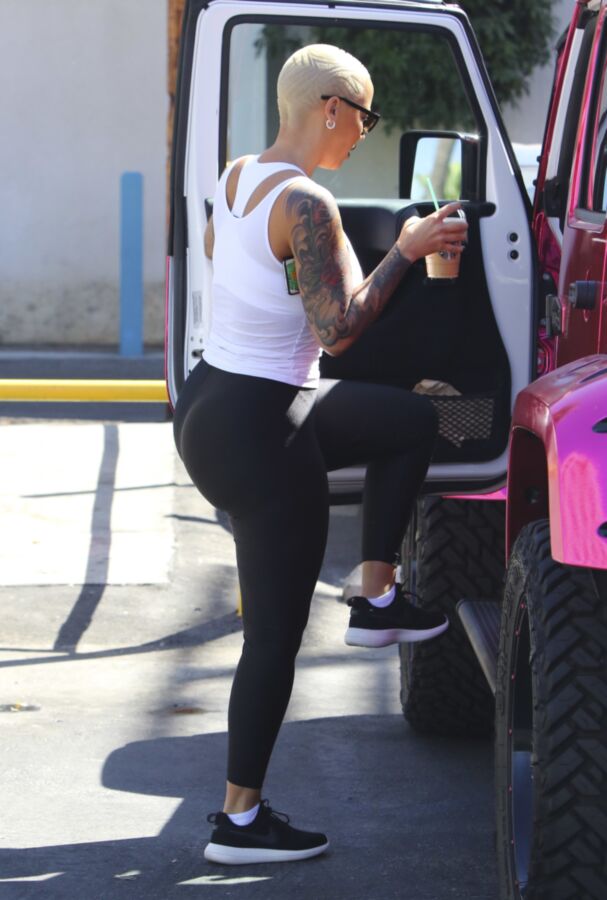Free porn pics of Amber Rose in Tight Pants 1 of 18 pics