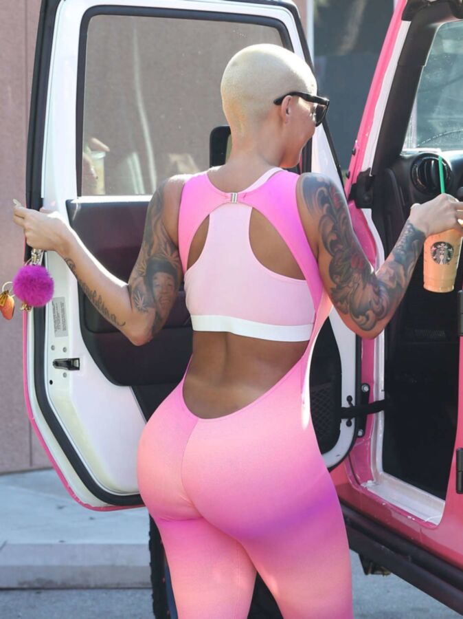 Free porn pics of Amber Rose hot in pink 9 of 18 pics