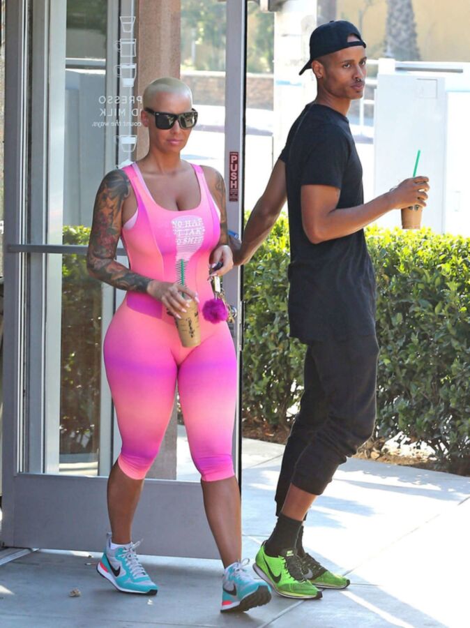 Free porn pics of Amber Rose hot in pink 5 of 18 pics