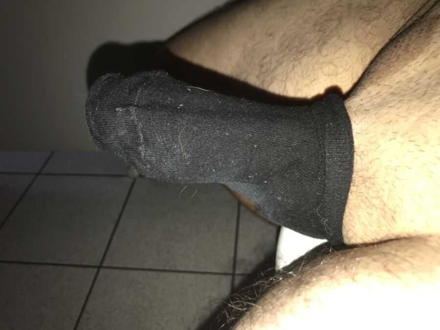 Free porn pics of Socke der Nachbarin gefunden / found sock of neighbor girl 5 of 8 pics