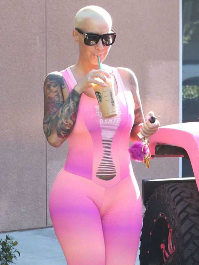 Free porn pics of Amber Rose hot in pink 4 of 18 pics