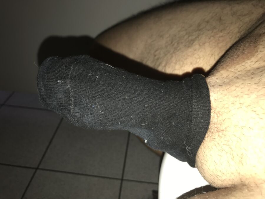 Free porn pics of Socke der Nachbarin gefunden / found sock of neighbor girl 7 of 8 pics