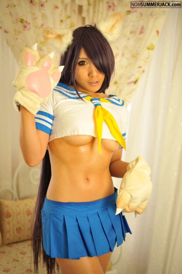 Free porn pics of Nonsummerjack in Nyanko cosplay 17 of 56 pics