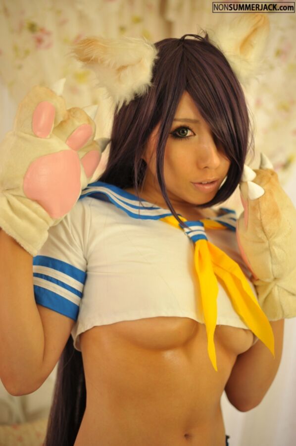 Free porn pics of Nonsummerjack in Nyanko cosplay 12 of 56 pics