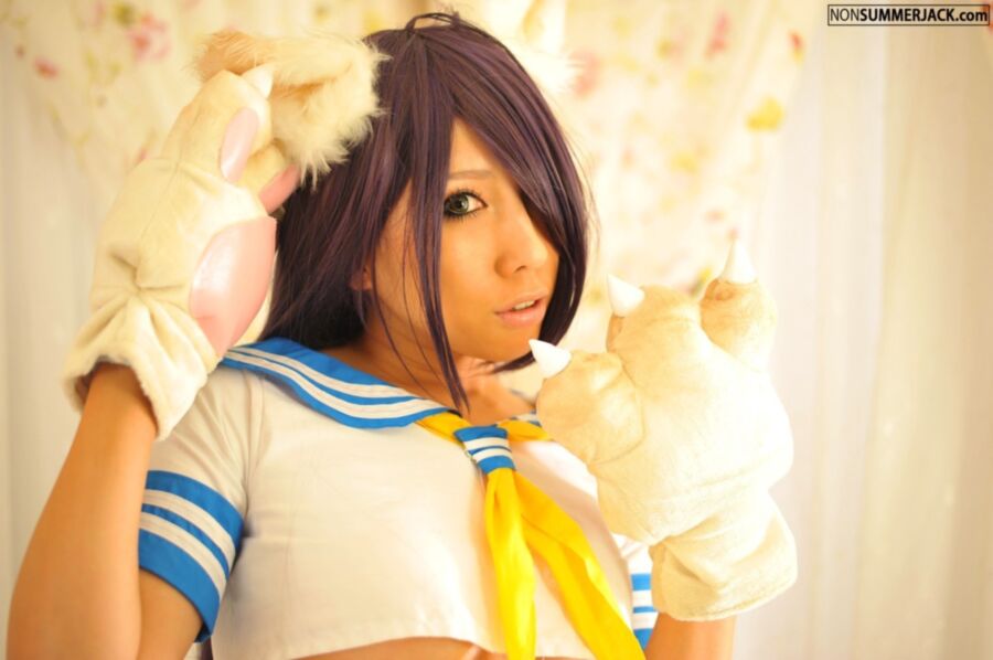 Free porn pics of Nonsummerjack in Nyanko cosplay 8 of 56 pics