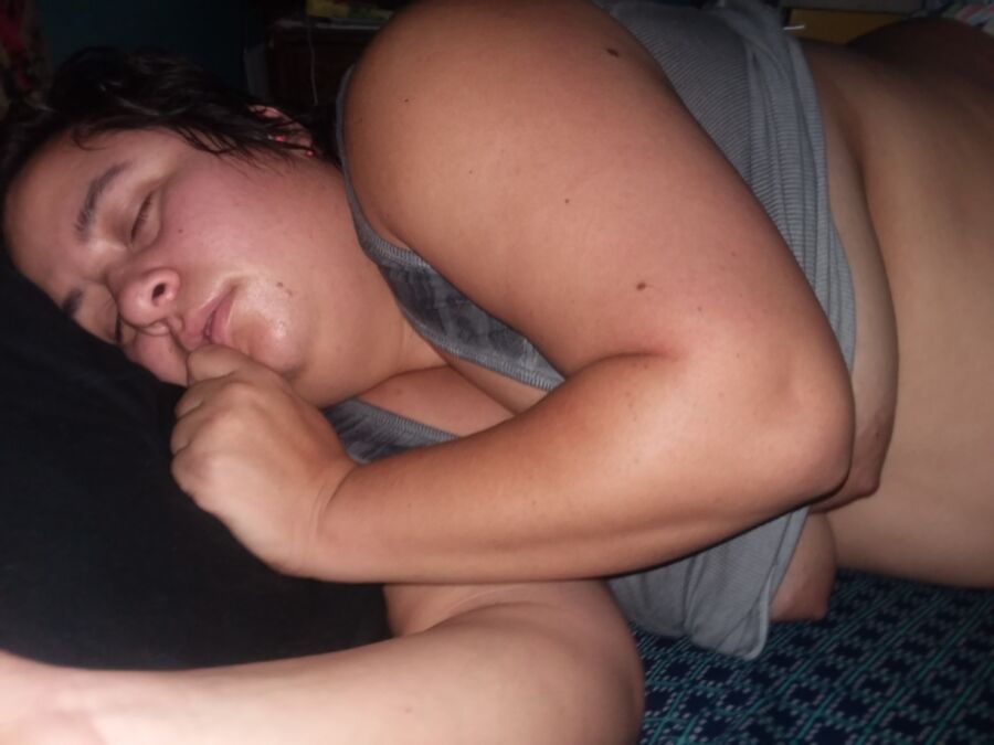 Free porn pics of chubby melissa pretends to sleep 12 of 35 pics