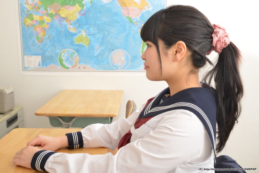 Free porn pics of Asuka Hoshimi - schoolgirl shows off in the classroom 1 of 89 pics
