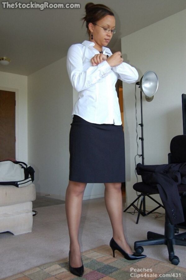 Free porn pics of Peach’s Power Business Suit Skirt and Pumps 16 of 83 pics