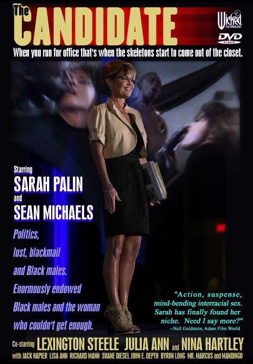 Free porn pics of Sarah Palin Interracial DVD covers 1 of 6 pics