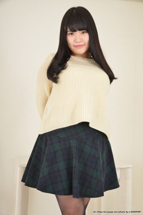 Free porn pics of Asuka Hoshimi - black nylons short skirt tease 17 of 89 pics