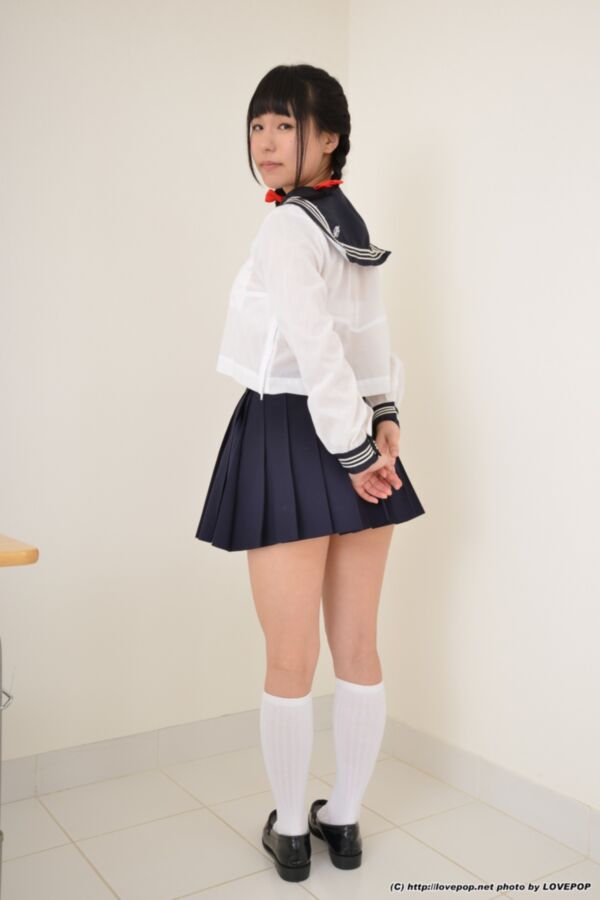 Free porn pics of Izumi Imamiya - navy skirt schoolgirl desk show 15 of 84 pics