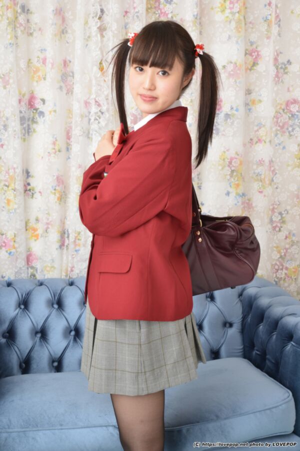 Free porn pics of Sakura Suzunoki - short skirt schoolgirl black pantyhose show 10 of 80 pics