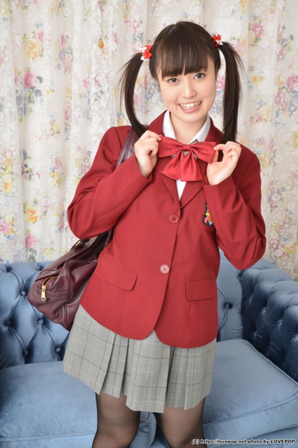 Free porn pics of Sakura Suzunoki - short skirt schoolgirl black pantyhose show 8 of 80 pics