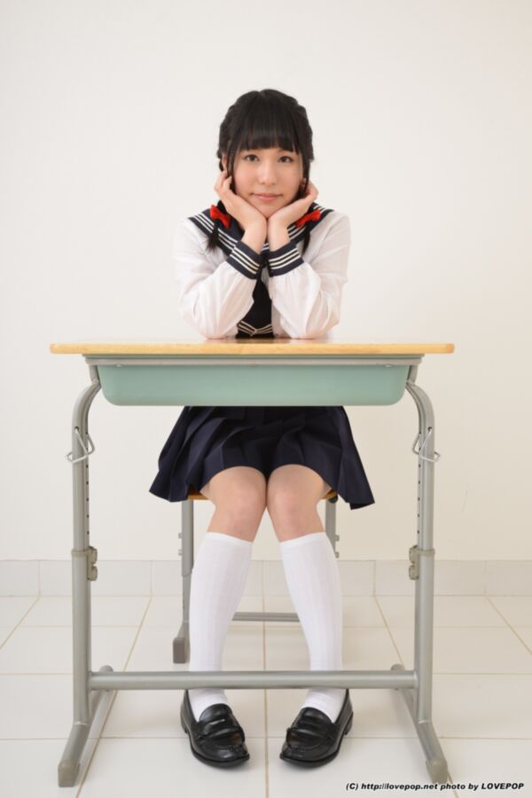 Free porn pics of Izumi Imamiya - navy skirt schoolgirl desk show 2 of 84 pics