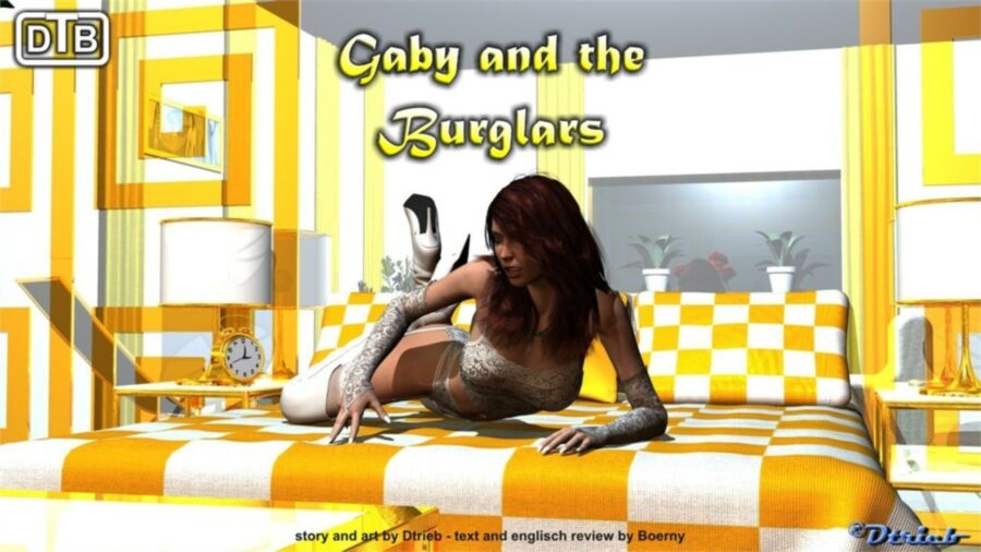 Free porn pics of Dtrieb - Gabie and the burglars 1 of 75 pics