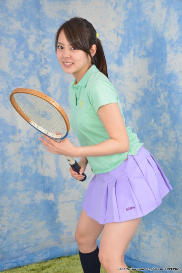 Free porn pics of Kanae Wakana - private tennis practice tease 11 of 84 pics