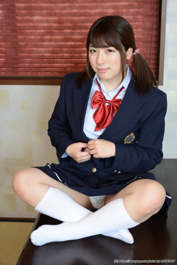 Free porn pics of Mika Naruse - navy blue uniform after school 20 of 57 pics