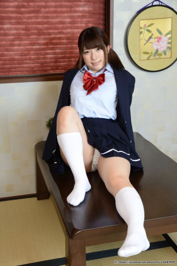 Free porn pics of Mika Naruse - navy blue uniform after school 24 of 57 pics