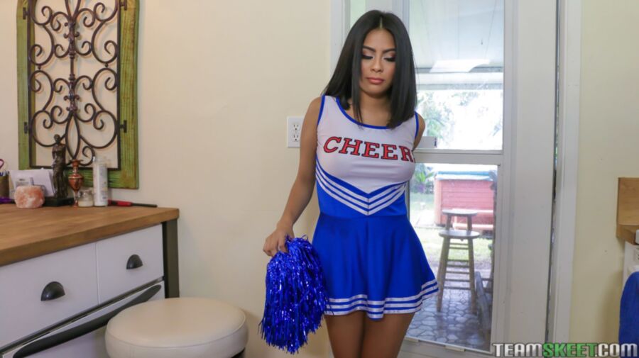 Free porn pics of Monica Asis - Hot Little Cheerleader 2 of 211 pics