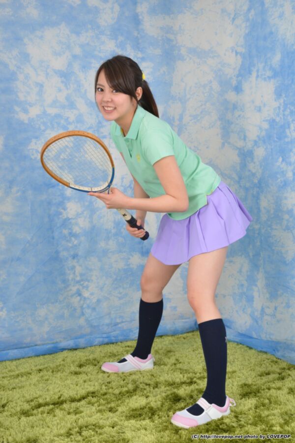 Free porn pics of Kanae Wakana - private tennis practice tease 4 of 84 pics