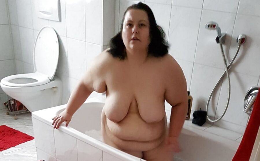 Free porn pics of Fat Pig Slut Melanie In Shower 10 of 13 pics
