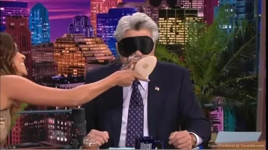 Free porn pics of Halle Berry at Jay Leno’s Show: Guess the Smell? 10 of 25 pics