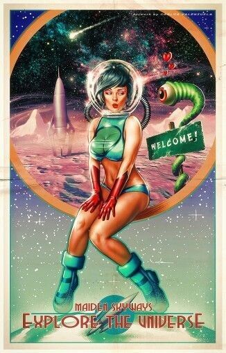 Free porn pics of Space Girl Pinups 1 of 20 pics