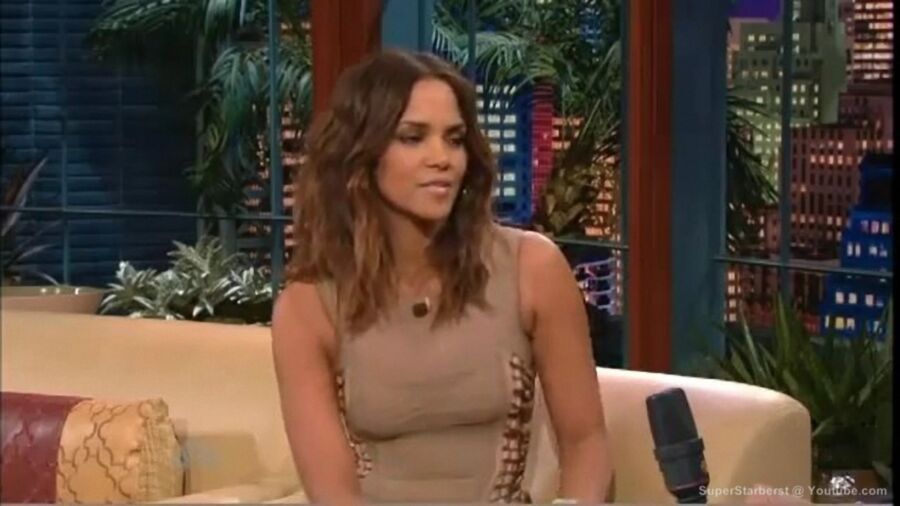 Free porn pics of Halle Berry at Jay Leno’s Show: Guess the Smell? 2 of 25 pics