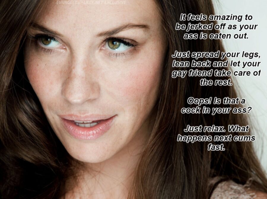 Free porn pics of Bisexual Evangeline Lilly Captions 1 of 20 pics