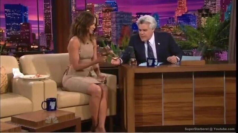 Free porn pics of Halle Berry at Jay Leno’s Show: Guess the Smell? 22 of 25 pics