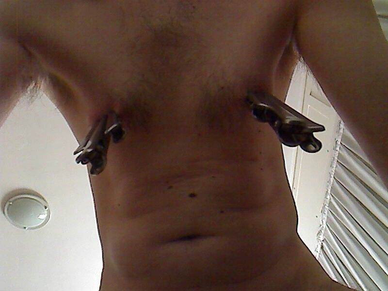 Free porn pics of nipple torture - sharp clamps biting away 9 of 23 pics