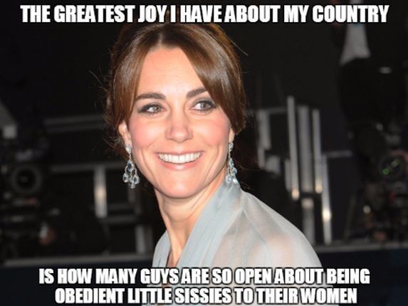 Free porn pics of Kate Middleton sissy captions 12 of 12 pics
