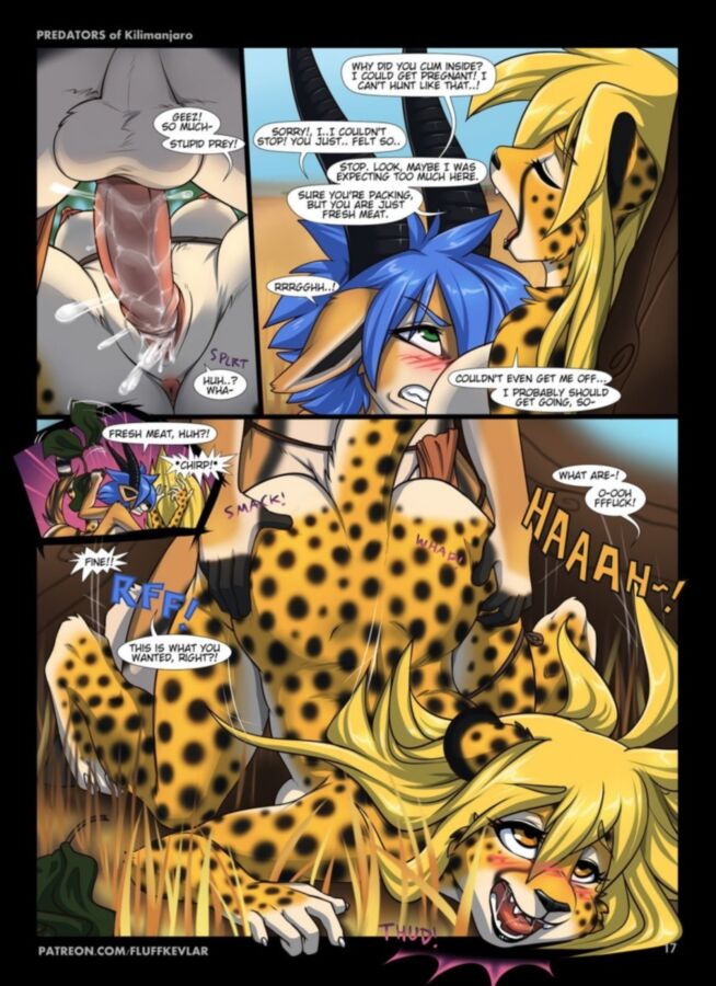 Free porn pics of Furry Comic - Predators of Kilimanjaro - Fluffkevlar 17 of 23 pics