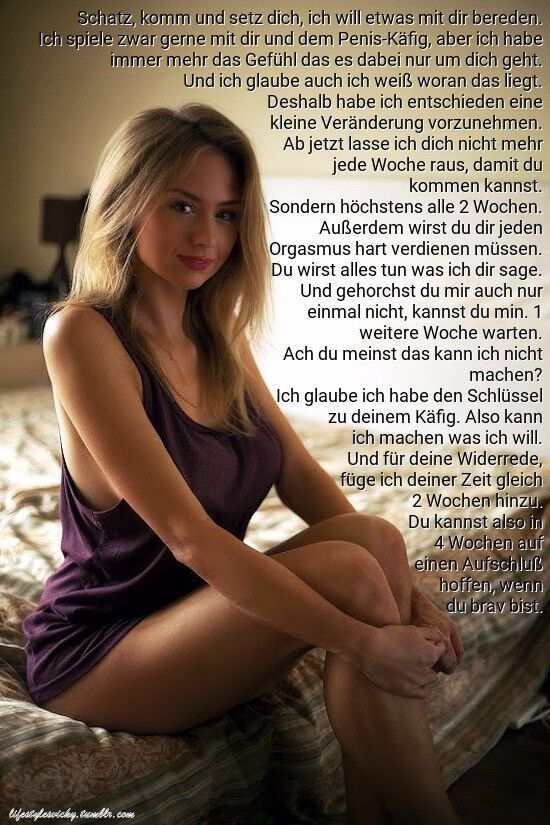 Free porn pics of German Chastity Captions - Netzfunde 9 of 50 pics